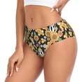thumbnail image 2 of Balery Mushrooms Honeycomb Ropa Interior de Algodón para Mujer con Dibujo – Braguitas Cómodas y Elásticas, Estilo Clásico-4X-Large, 2 of 6