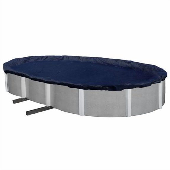 Blue Wave Couverture d'hiver pour piscine hors-terre - ovale, garantie de 8 ans