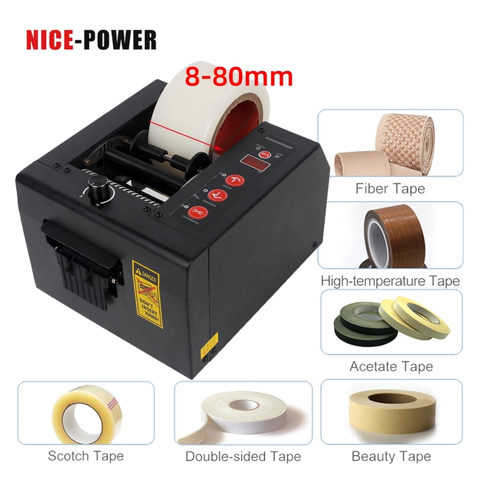 Tape Automatic Cutter Machine Paper Cutter Tape Dispenser Office Supplies Cutting Tools Phone Sticker Cutting Machine ,High Efficiency