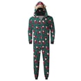thumbnail image 2 of Family Christmas Pjs Matching Sets Jumpsuit Onesie with Hood Christmas Pajamas for Family Holiday Xmas Sleepwear, 2 of 5