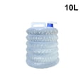 thumbnail image 3 of Soidarity Bolsa de agua para exteriores, plegable, para senderismo, recipiente para beber, jarra portátil para escalada, supervivencia, gran capacidad, Kits de desorden para acampar 10L Soidarity OD022156-02, 3 of 6