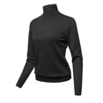 thumbnail image 1 of FashionOutfit Women's Solid Turtle Neck Long Sleeves Knit Sweater Top, 1 of 1