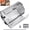 4.7*7.0in, variant on Stainless Steel Rotating Chicken Wing Basket Automatic Wind up 360 Rotisserie BBQ Grill Cage Outdoor Grilling Baskets Kit Gifts Vegetables Fish Grill Accessories (5.5*9.0in)
