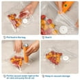 thumbnail image 6 of 40PCS Vacuum Sealer Bags for Food with Air Valve, Reusable Sous Vide Bags (20 large+20 small), 6 of 6