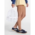 thumbnail image 2 of No Boundaries Women's Game Day Clear Mini Backpack, White, 2 of 6