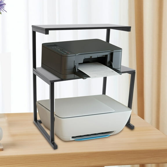 3 Tier Iron Printer Stand Desk Shelf Storage Home/Office/Computer Organizer