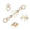 thumbnail image 3 of Unique Bargains 1 Pc Metal Buckle Handbag Strap Gold Tone Clear Metal, 3 of 5
