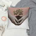 thumbnail image 2 of BCIIG Creative Garden Graphic Decorative Cushion Throw Pillow Cover for Home Living Room Sofa - 1PC 12x12in, 2 of 5