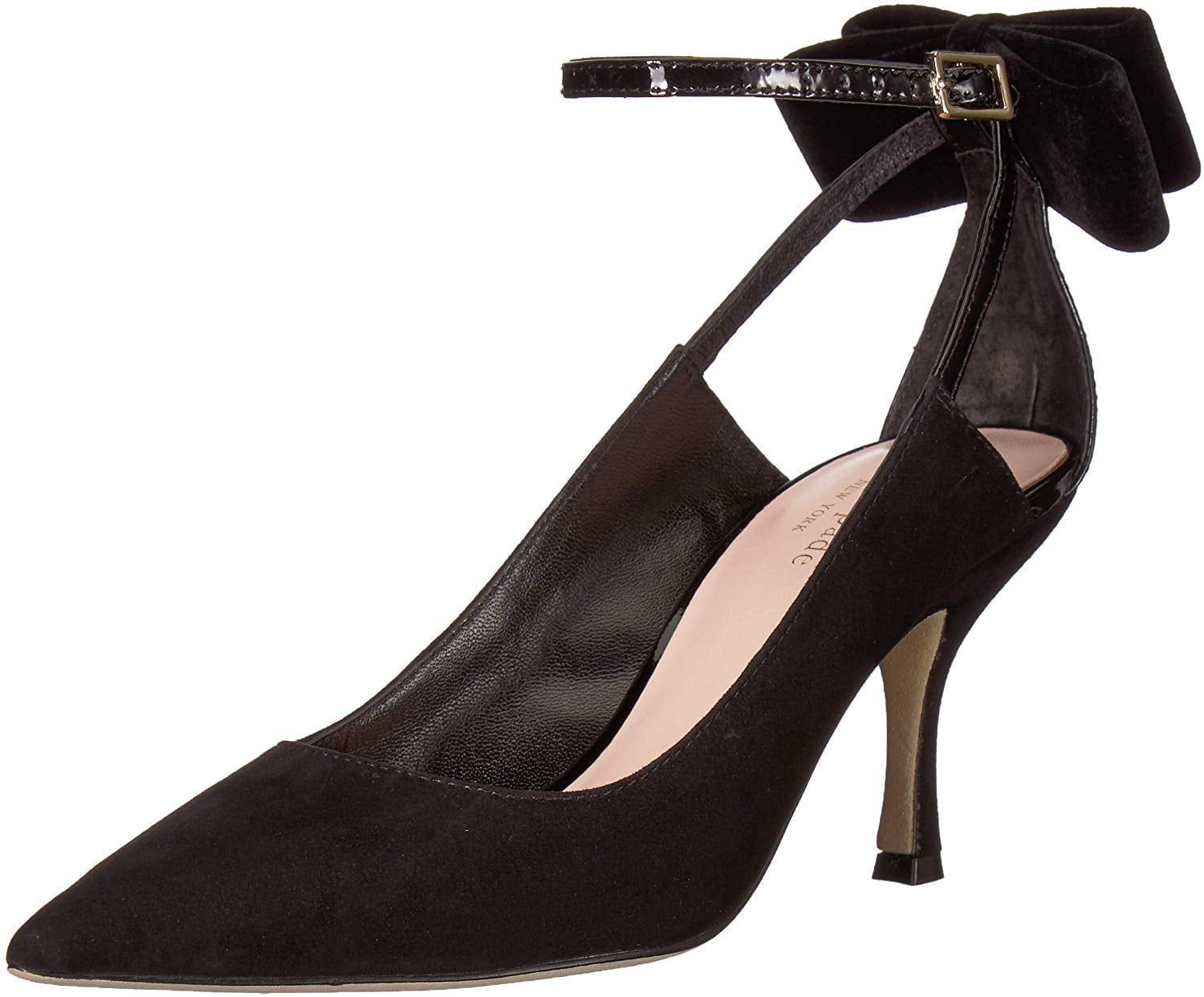 kate spade black suede heels