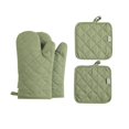 thumbnail image 1 of Juego de guantes de cocina y soportes para ollas M MIAOYAN, altamente resistentes al calor, 1 of 6