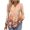 Orange, variant on Women's 2025 Fall Pleated V-Neck Blouse Maple Leaf Season Versatility Ice Rink To Office Transition Button Down Shirt Loose Fit Casual Top Long Sleeve Breathable Poly-Cotton Orange XL
