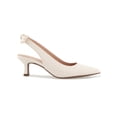 thumbnail image 2 of Kensie Olympia Grommet Bow Slingback Kitten Heel, 2 of 5