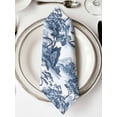 thumbnail image 2 of Hokiten Kitchen Dinner Napkins Set of 8 Blue Garden Cloth Napkins Reusable Washable Table Napkins for Weddings Cocktail Parties Holiday Table Decor 20x20 Inch, 2 of 8
