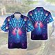 thumbnail image 2 of Nueva camisa de moda con diseño de pájaro para hombre, camisas casuales de verano de manga corta, blusas hawaianas con estampado 3D de pavo real para playa, blusa masculina Harajuku, 2 of 4