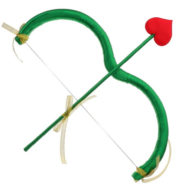 FELTECHELECTR 1 juego de flecha y arco de Cupido, accesorios para disfraz de Cupido, accesorios para cosplay de Cupido, suministros para fiestas