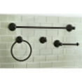 thumbnail image 2 of Kingston Brass BAHK192478BB American Classic Bathroom Accessory Set, Brushed Brass - 4 Piece, 2 of 7