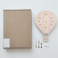 thumbnail image 5 of Hot Air Balloon Shaped Mute Wall Clock for Home Office, Blue, 5 of 9
