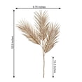 thumbnail image 3 of Efavormart Pack of 2 | 32" Metallic Gold Artificial Palm Leaf Spray, Tropical Leaves Vase Filler Floral Decoration, 3 of 11