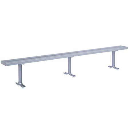 - LYON NF5827 Locker Room Bench, 3 Pedestals, 10 Ft