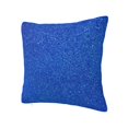 thumbnail image 2 of Wukai Blue Glitter Premium Polyester Fleece Pillow Covers with Hidden Zipper Closure,Luxuriously Soft and Durable-18"x18", 2 of 7