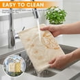 thumbnail image 6 of Michel Dupont Beeswax Bread Bags, 2 Pack XL Reusable Cotton Bags for Homemade Sourdough and Artisan Bread Storage, 6 of 8