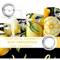 thumbnail image 6 of Yellow Lemons Blackout Curtains for Bedroom/Living Room, Thermal Insulated Kitchen Curtains, Summer Fruits Leaves Botanical Black Grommet Darkening Window Treatment Drapes 52"x63"x2, 6 of 8