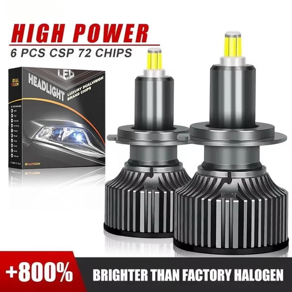 360 H7 LED Canbus Headlight 30000LM CSP Chip LED H4 H1 H11 9005 9006 HB3 HB4 9012 HIR2 300W 6000K Bulb Turbo Fog Light