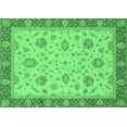 thumbnail image 1 of Ahgly Company Indoor Rectangle Oriental Emerald Green Traditional Area Rugs, 8' x 10', 1 of 4