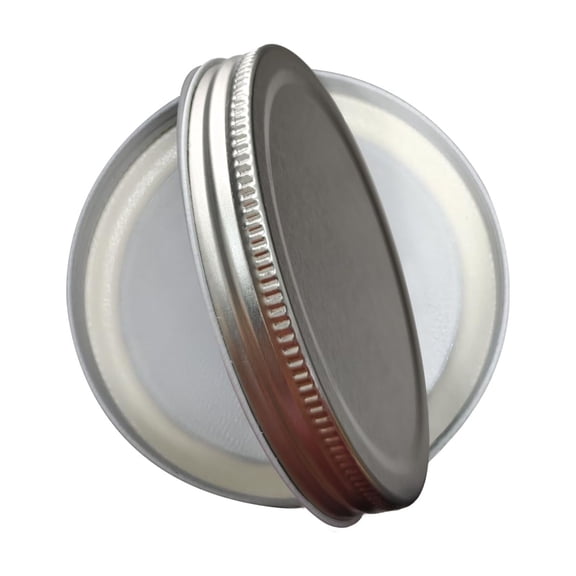 12 Pack Mason Jar Lids Regular Mouth, Airtight Leakproof Silicone Seal for Canning Storage, Preservation, Silver