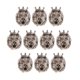 thumbnail image 2 of 10 piezas cabeza de león colgantes s encanto joyería accesorio astilla de cobre Fibra de cobre Sunnimix Colgantes de cabeza de león, 2 of 7