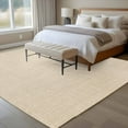 thumbnail image 5 of Vintage Cream Large Area Rugs for Bedroom Living Room, Soft Non Slip Carpet Bedside Rug, Farmhouse Retro Beige Solid Color Rectangular Floor Cover Kitchen Accent Rug 5'x8' for Dining Room/Office, 5 of 9