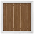 thumbnail image 3 of Mesa Modway Stance Outdoor con vetas de madera y aluminio, color blanco, 3 of 5