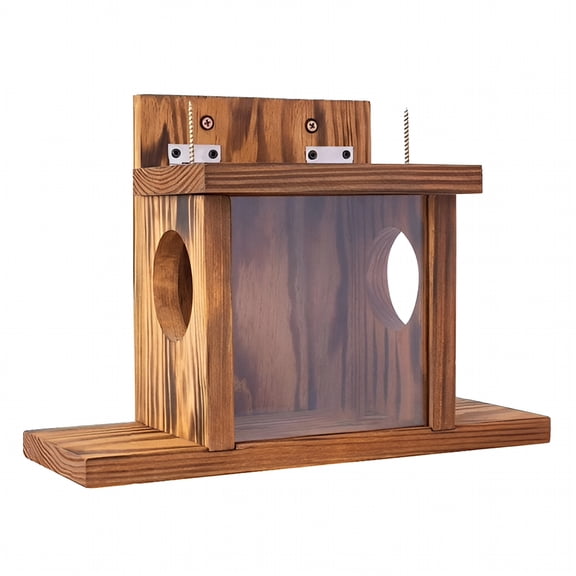 ACDANC Squirrel Feeder Squirrel Feeders for Outside Squirrel House for Outdoors - Chipmunk Feeder Hold Corn, Corn Cob, Peanuts -1PC