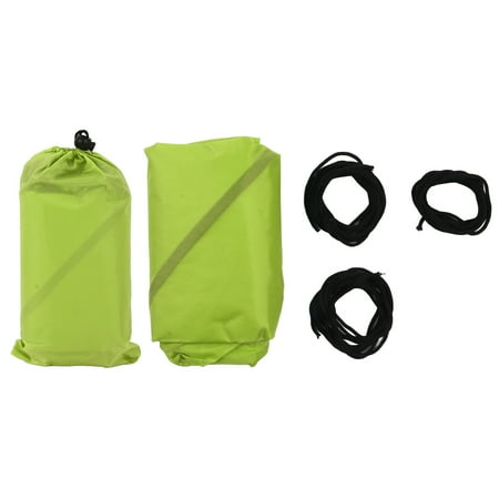 Steel Frame Canvas Cover 3 Ropes for Yard Lawn or Garden Use 4x4x4m OD Green Triangle Canopy Tent