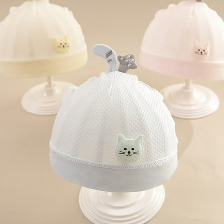 

Kaesi Baby Hat Thin Anti-pilling Cotton Toddlers Baby Beanie Sleep Cap for Summer