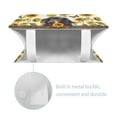 thumbnail image 6 of ZUXONGSY Sunflower Dachshund Tissue Box Cover Modern PU Leather Tissue Holder with Snap Button Texture Leather Tissue Box Cover Waterproof Tissue Cover Gifts to Friends Family, 6 of 7