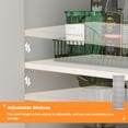 thumbnail image 5 of OXYLIFE 71" H Kitchen Pantry Cabinet with 6 Tier Shelves in White, 5 of 6