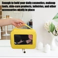thumbnail image 5 of Unique Bargains Clear Makeup Bag Cosmetic Travel Bag Make Up Brush Organizer Case Transparent for Women Yellow, 5 of 7