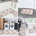 thumbnail image 5 of Pioneer Flower Floral Print Pattern Kitchen Rugs Sets Of 2,Anti Fatigue Kitchen Mat Rugs Non Slip Washable,Decorative Kitchen Floor Mats for Kitchen,Sink,Laundry,17"X30"+17"X47", 5 of 7