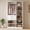 White, variant on Homieasy 39.4'' W Closet System with Wooden Drawers and Hanging Rods, White