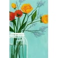 thumbnail image 2 of Popp, Grace 13x18 Black Ornate Wood Framed with Double Matting Museum Art Print Titled - Sylvan Bouquet I, 2 of 4