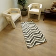 thumbnail image 5 of Rug Branch Montage 2' x 3' (Exact Size: 2'3" x 3') Geometric Indoor Doormat Rug, Grey Beige, Wave - Entryway, Hallway, Bathroom, and Kitchen, 5 of 5