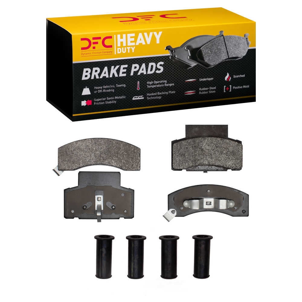 Dynamic Friction Company 1214-0459-01 DFC Heavy Duty Pads and Hardware Kit