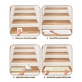 thumbnail image 5 of Stair Treads for Wooden Steps,Yellow Grey Botanical Peel Stick Stair Treads with Adhesive,Pastoral Spring Summer Leaf Aesthetics Non Slip Indoor Stairs Runner Rugs Mats for Elders Dogs 8"x30" 7PCS, 5 of 7