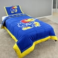thumbnail image 2 of Kansas Jayhawks 2 Pc Reversible Cotton Comforter Set, 1 Comforter, 1 Sham, Twin, 2 of 6
