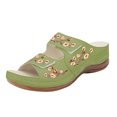 thumbnail image 5 of CEHVOM 2021 Summer Embroidered Pattern Solid Color Fashion Casual Cute Women Sandals, 5 of 5