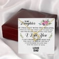 thumbnail image 3 of To My Daughter - No One Can Love You More Than I Do - to My Daughter Necklace, Daughter Gift From Dad, Daughter Father Present - Forever Love Necklace - White Gold or Yellow Gold - Gift Box, 3 of 5