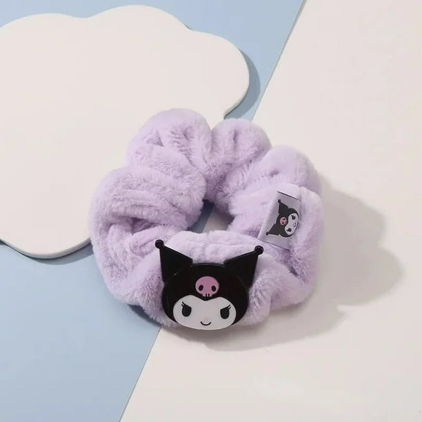 Banda para el pelo de Anime Sanrio para mujer, Hello Kitty Kuromi Cinnamoroll, lazo para el pelo de corazón femenino, accesorios para el cabello