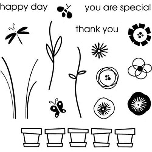 Inkadinkado Clear Peg Stamp Set