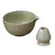 thumbnail image 4 of 2x cuencos de cerámica para Matcha, tazón de té con vertedor y soporte para batidor, cuenco de cerámica para Matcha de 500ml para regalo de Verde mayimx batidor de matcha, 4 of 9